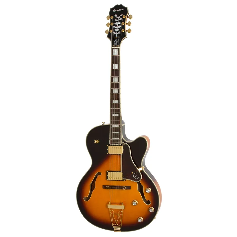 Epiphone ETEPVSGH1 Joe Pass Emperor-II PRO Guitar, Vintage Sunburst Limited Edition