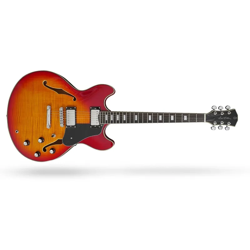 Sire Larry Carlton H7 Semi-Hollow Guitar, Ebony Fretboard, Cherry Sunburst Instant Buy
