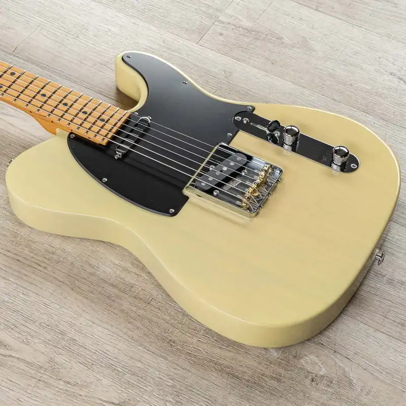 Suhr 2020 Limited Edition Classic T Paulownia Guitar, Trans Vintage Yellow Professional Grade