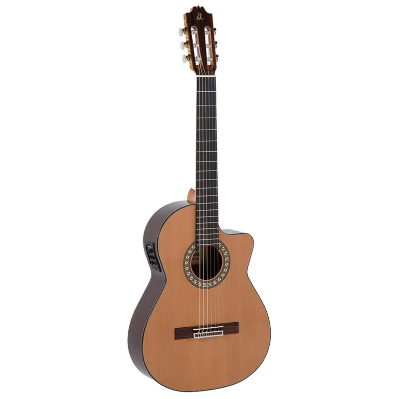 Admira Guitars Virtuoso EC Nylon Classical Acoustic Guitar, Solid Cedar Top Viral