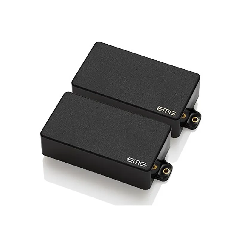 EMG ZW Zakk Wylde Humbucker Pickup Set with Long Shaft for Gibson Les Paul - Black Budget