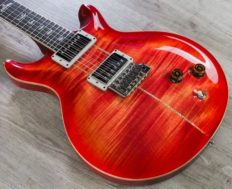 PRS Paul Reed Smith Santana Retro (Pre Factory) Electric Guitar, Gen III Tremolo, Hard Case - Blood Orange Genuine