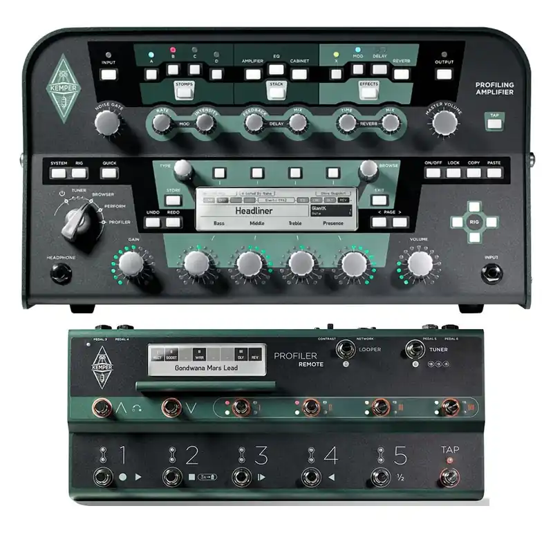 Kemper Profiler Power Head - 600-Watt Power Amplifier Head with Remote Seasonal Sale