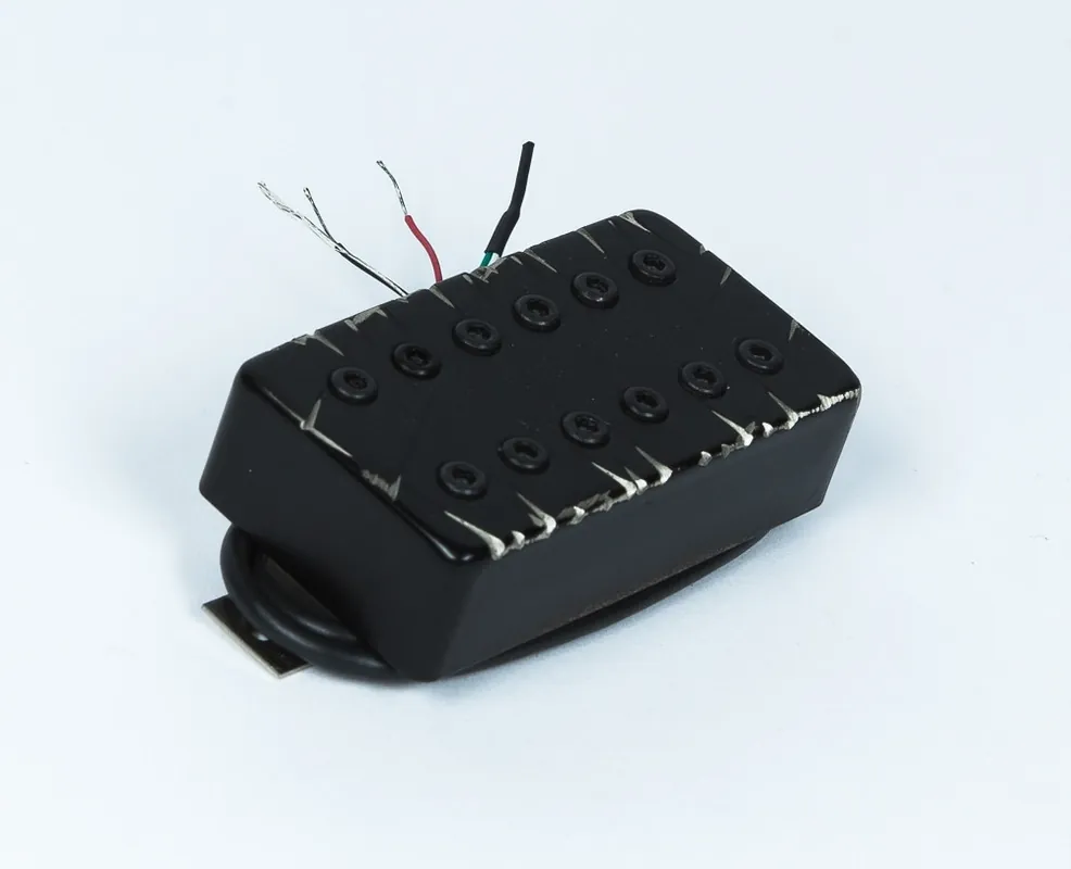 Price Drop Bare Knuckle Juggernaut 6-String Humbucker, Bridge Position, Short Leg, Black Battleworn Covers, Black Bolts
