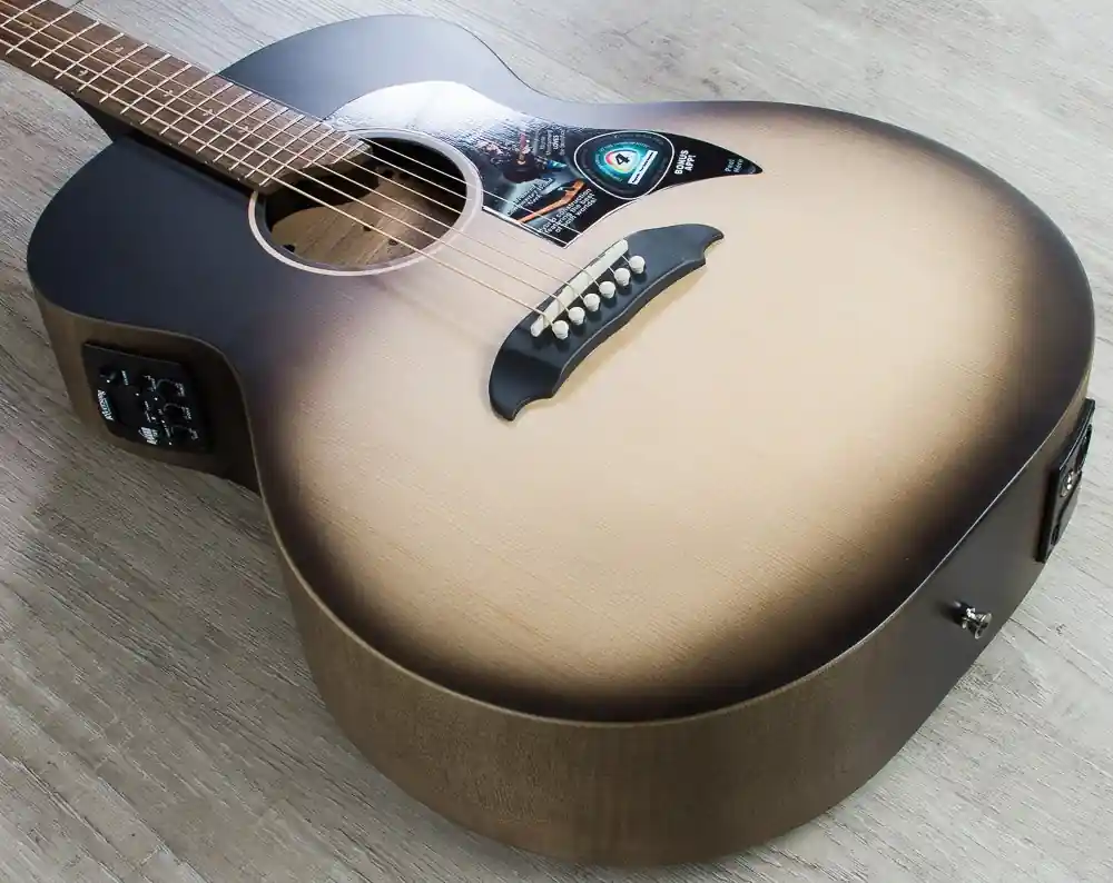 Deal Riversong Soulstice Series Deluxe Acoustic-Electric Guitar - Harvest Burst