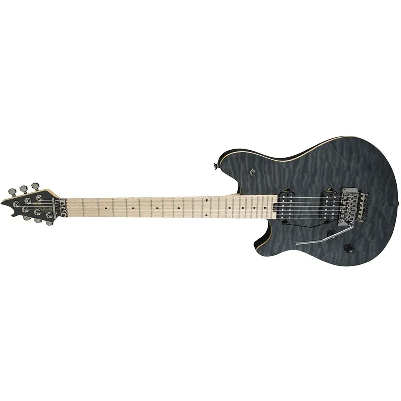 While Supplies Last EVH Wolfgang WG Standard Left-Handed Electric Guitar, Quilt Maple Top, HH - Trans Black Quilt