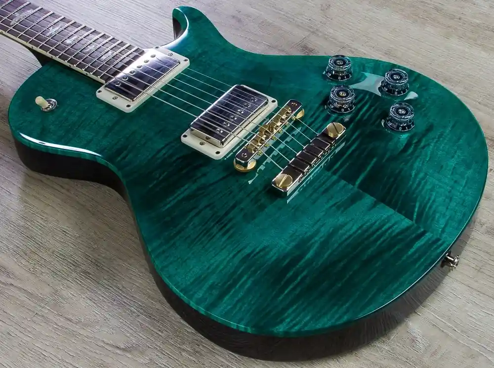 PRS Paul Reed Smith Singlecut 594 Electric Guitar, Pattern VIntage, Hard Case - Aqua Wrap Deal