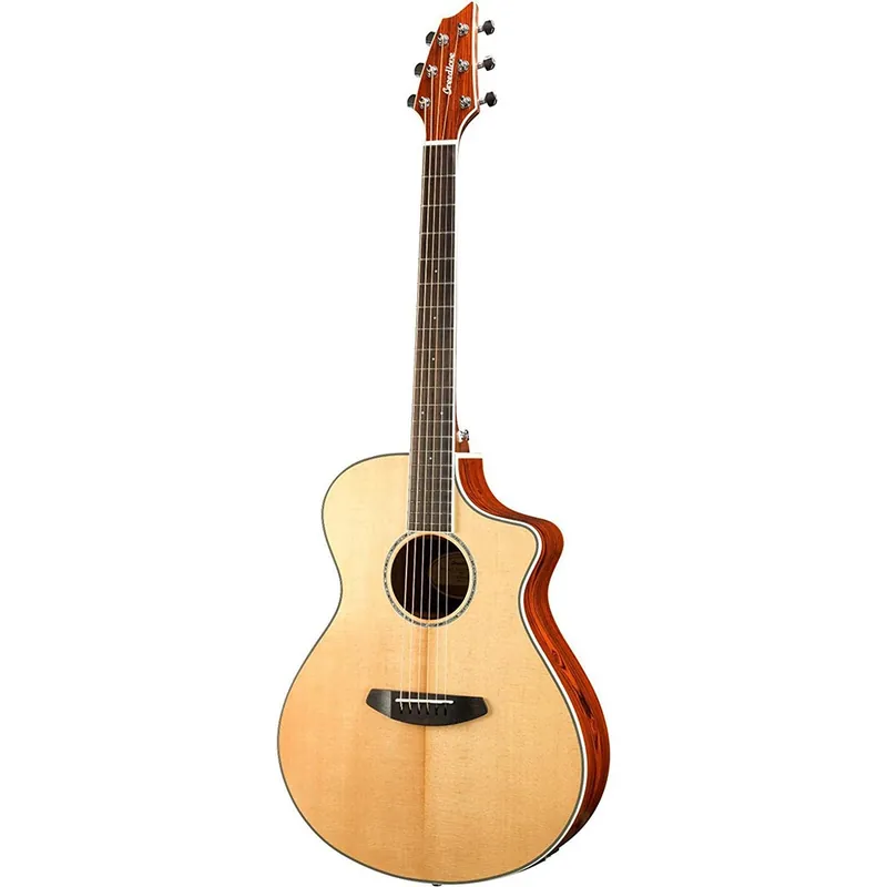 Holiday Sale Breedlove Pursuit Exotic Concert CE Acoustic-Electric Guitar, Cocobolo, Gig Bag - Natural Gloss