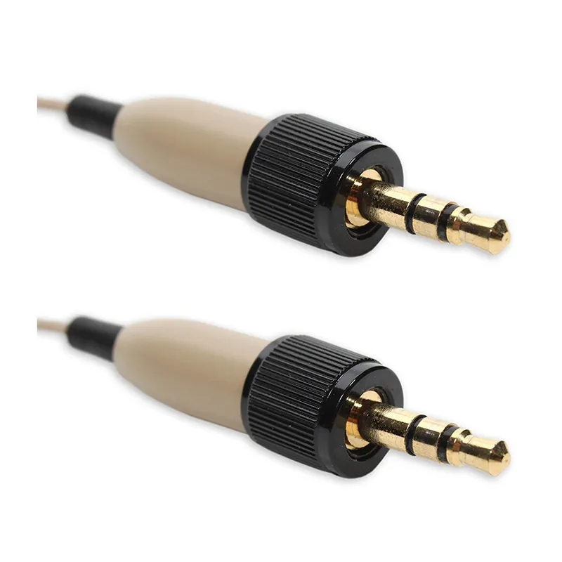 (2) OSP HS-09 Series Tan Replacement Cables for Sony Earset Mics (3.5 mm plug) Same Day Shipping