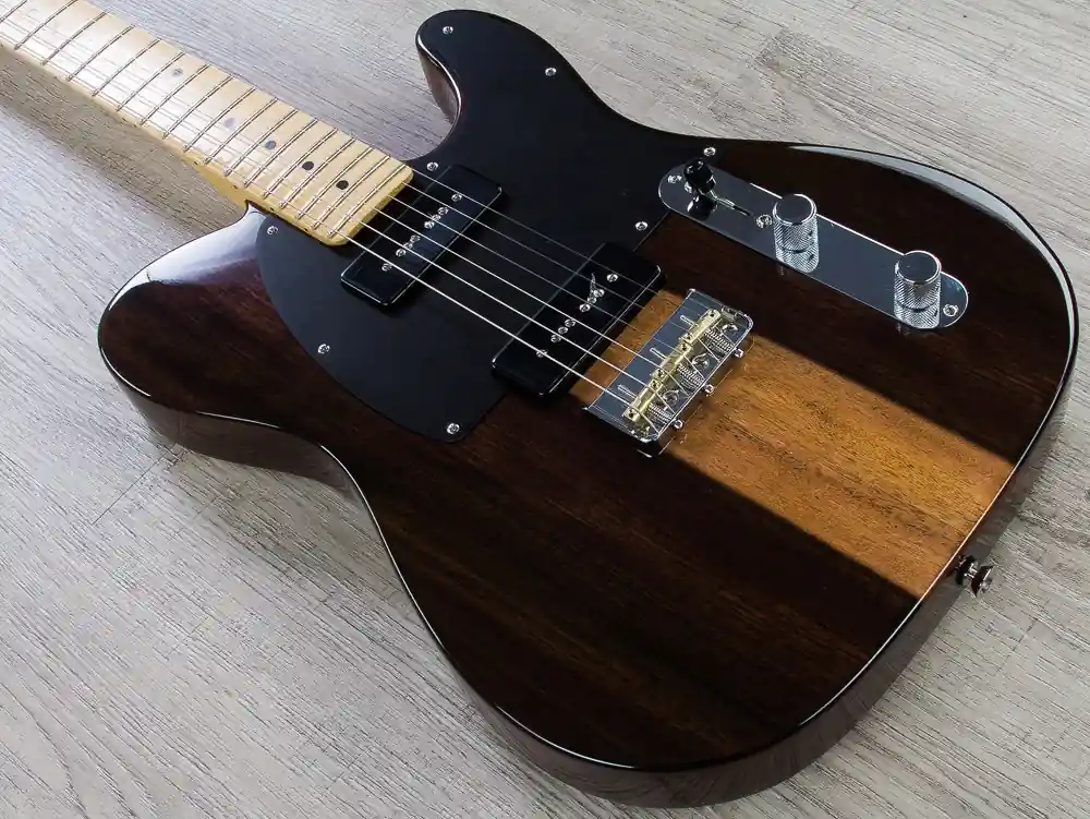 Seasonal Sale Fender Limited Edition Malaysian Blackwood Telecaster 90 Electric Guitar with Case #3