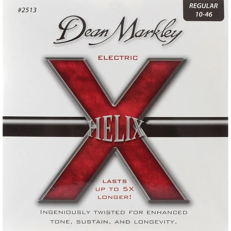 (3-Pack) Dean Markley 2513 Helix HD Electric Guitar Strings, Regular (10-46) Certified