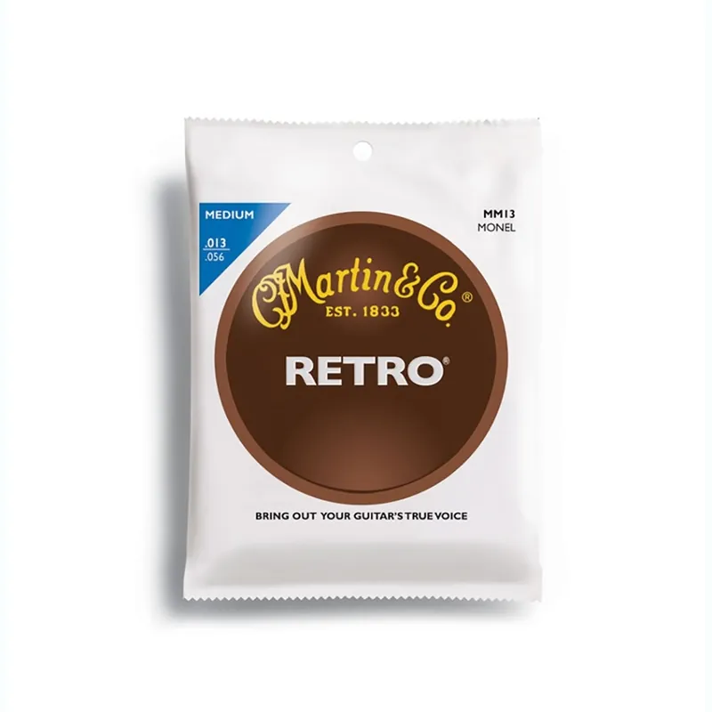 Martin MM13 Retro Acoustic Guitar Strings, Medium (13-56) Best Choice