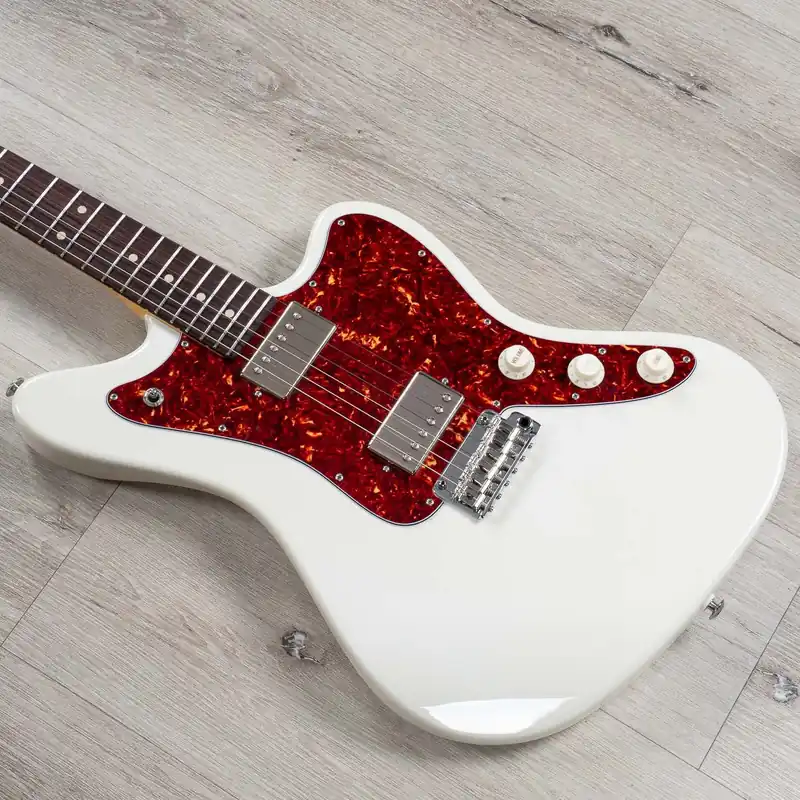 Suhr Classic JM HH Guitar, Gotoh 510 Tremolo, Olympic White One Day Deal