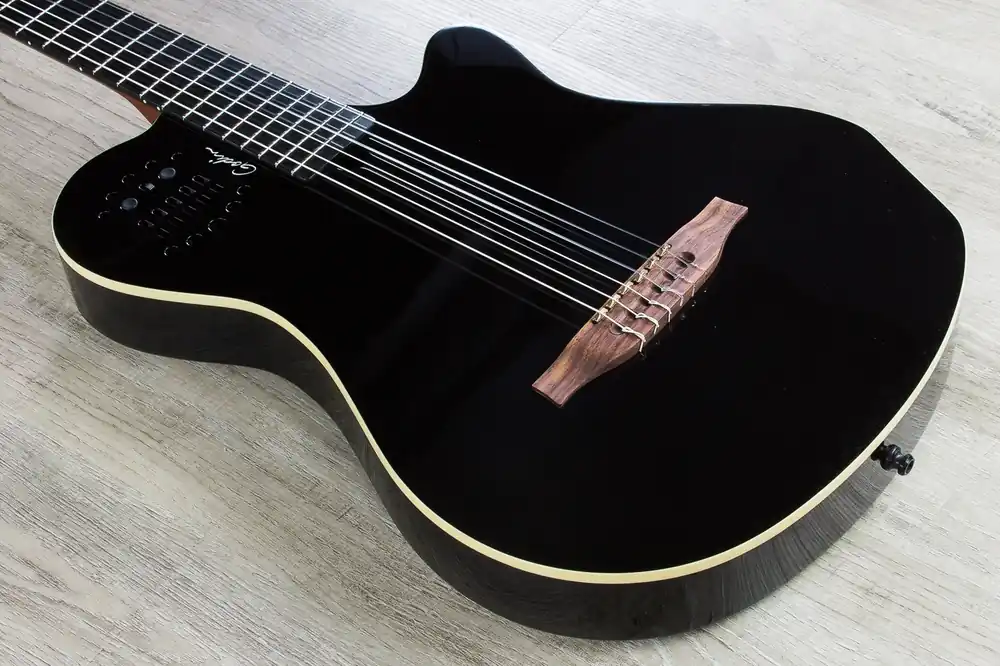 Godin Multiac Grand Concert SA Acoustic-Electric Guitar with Case - Black Modern