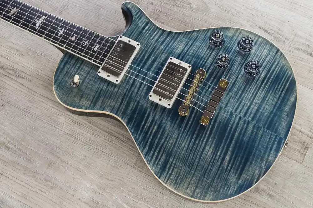 Cheap PRS Paul Reed Smith Singlecut 594 Electric Guitar, Rosewood Fretboard, Hard Case - Faded Whale Blue
