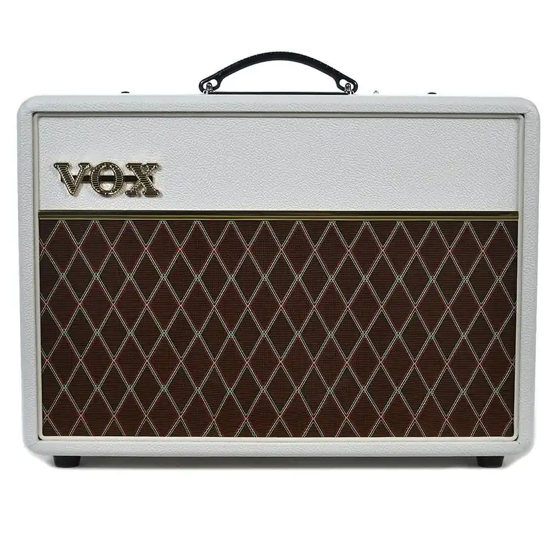 Certified Vox AC10C1 - 10-Watt, 1x10Guitar Combo Amp - Custom Limited White Bronco
