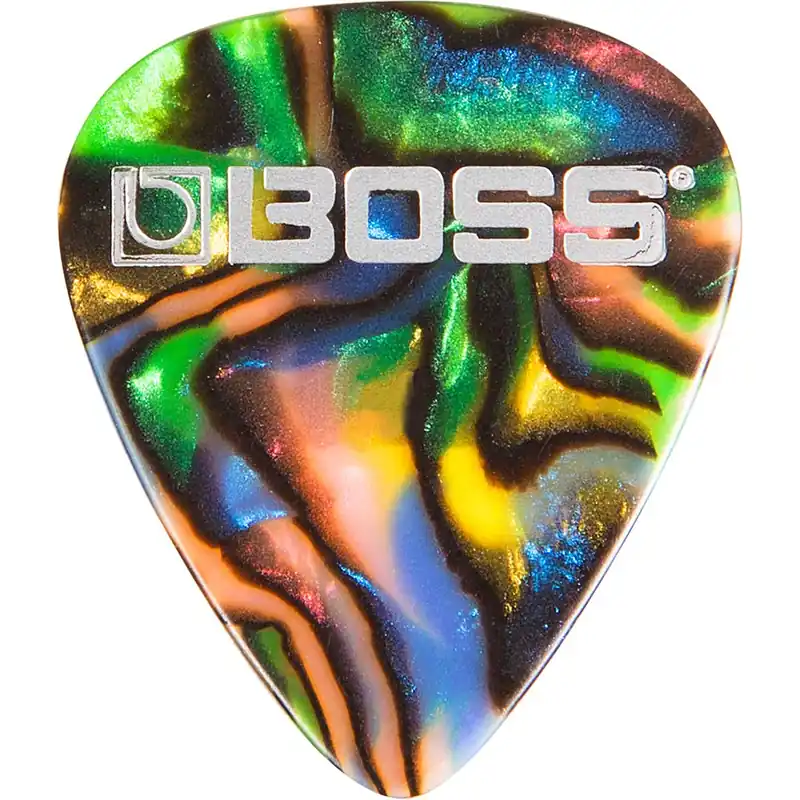 BOSS BPK-12-AH Celluloid Guitar Picks, 12-Pack, Abalone - Heavy Special Offer
