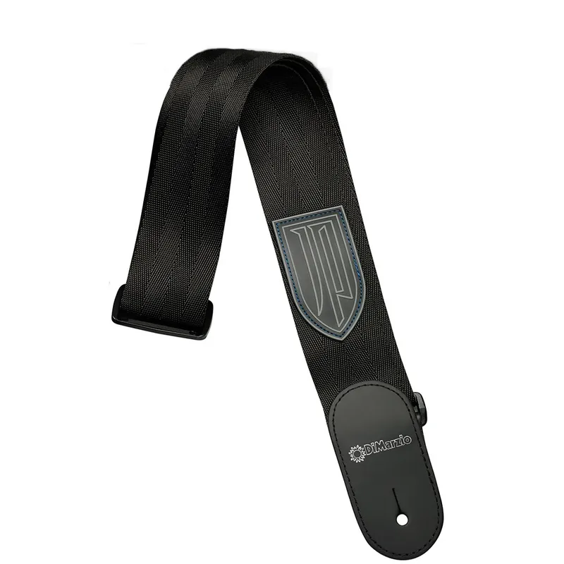 Authentic DiMarzio DD3100JP John Petrucci Nylon Guitar Strap - Black with Blue