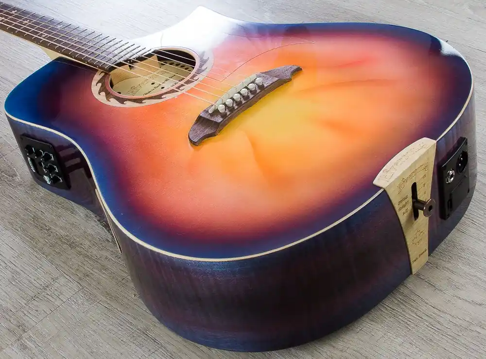 Riversong Tradition Canadian Deluxe Acoustic-Electric Guitar with Hard Case - Seattle Sunset Trusted Brand