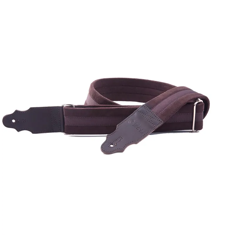 Last Chance RightOn! Straps Simple Guitar and Bass Strap - Plain Brown