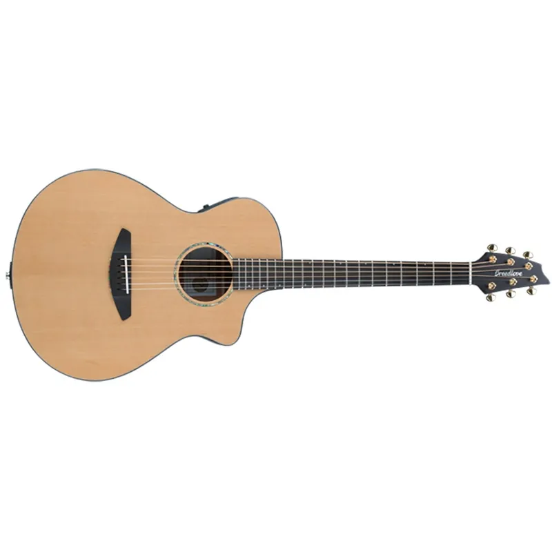 Budget Breedlove Solo Concert Acoustic-Electric Guitar with Case - Natural