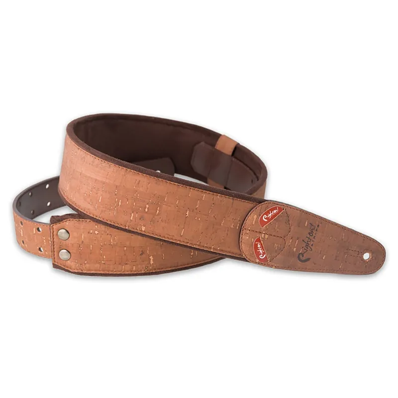 Special Offer RightOn! Straps Mojo Guitar and Bass Strap - Cork Brown