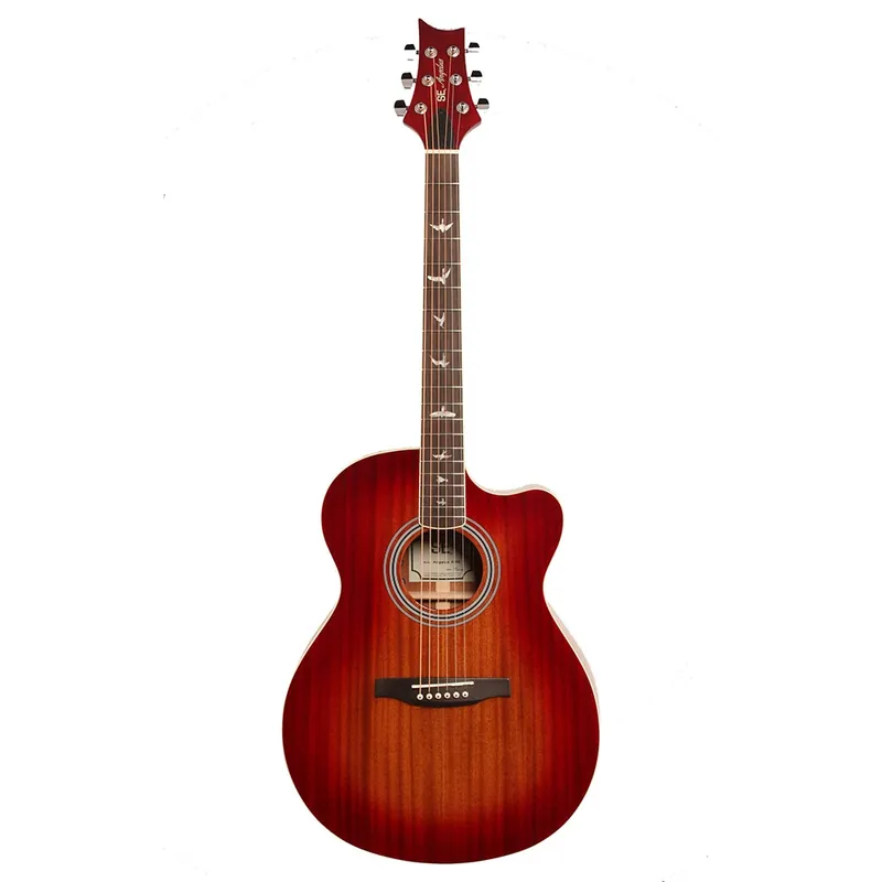 PRS Paul Reed Smith SE Angelus A10E Acoustic-Electric Guitar with Hard Case - Cherry Sunburst Professional Grade
