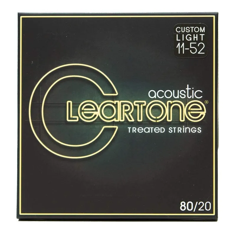 Cleartone 7611 Acoustic Guitar Strings, 80/20 Bronze, Coated, Extra Light (11-52) Limited Offer