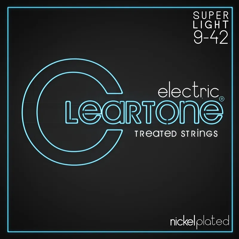Cleartone 9409 Electric Guitar Strings, Nickel Plated Steel, Coated, Super Light (9-42) Final Sale