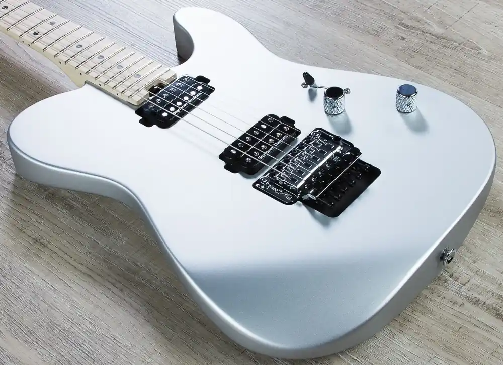 Charvel Pro-Mod San Dimas 2 HH Electric Guitar, Floyd Rose - Satin Silver Price Drop