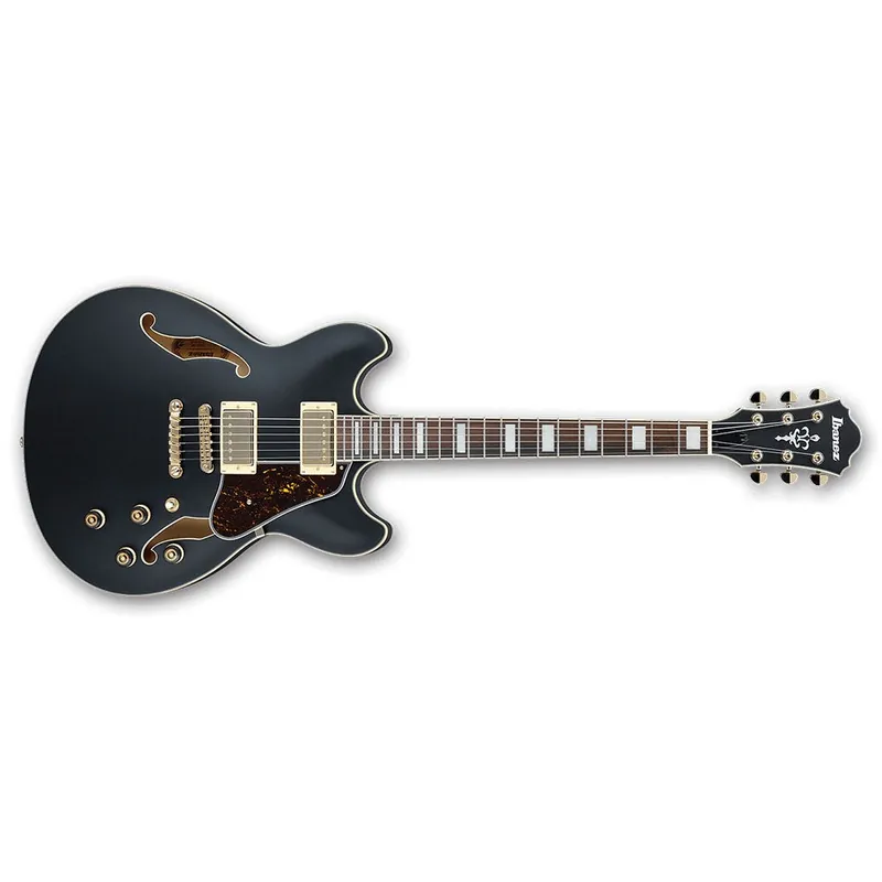 Ibanez AS73G BKF Artcore Semi-Hollow Electric Guitar - Black Flat Holiday Sale