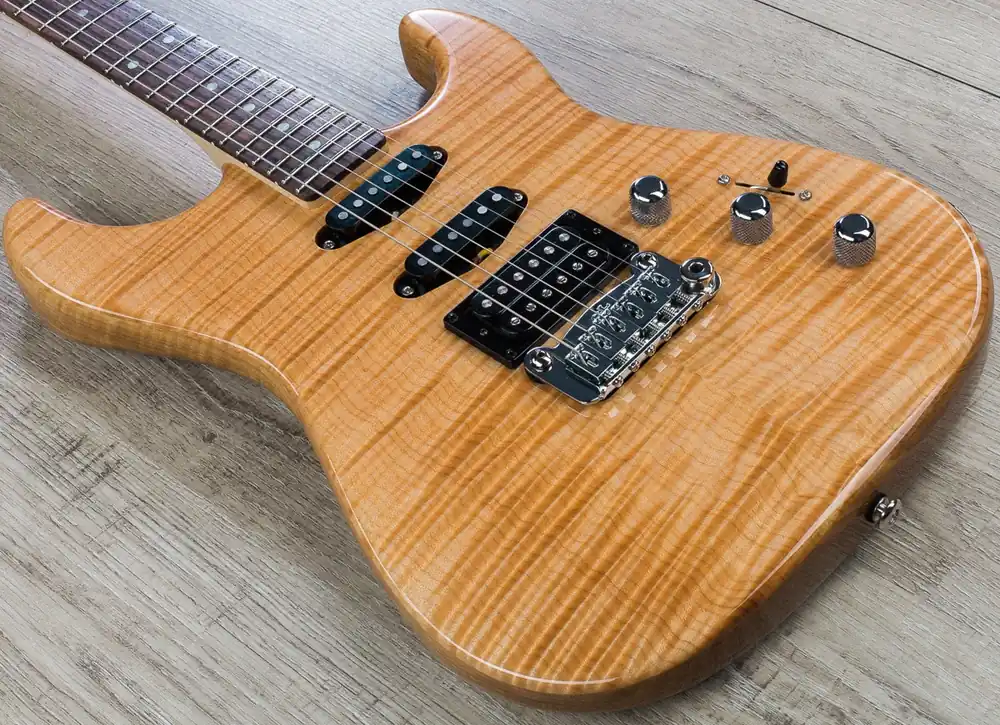G&L USA Legacy HSS RMC Electric Guitar, Flame Maple Top - Natural Gloss Instant Buy
