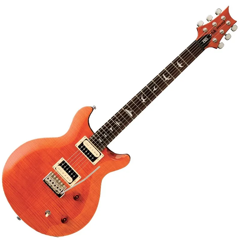 PRS Paul Reed Smith SE Carlos Santana Electric Guitar with Gig Bag - Orange 2016 Limited Offer