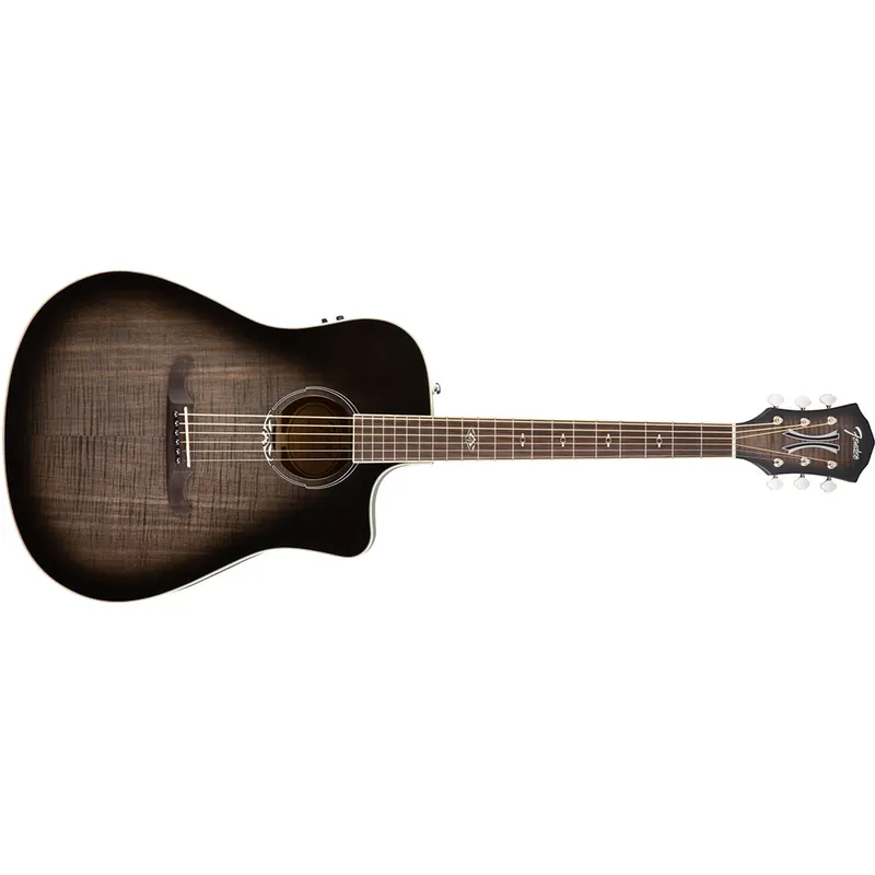 Fender T-Bucket 300CE Acoustic-Electric Guitar, Cutaway Dreadnought, Rosewood Fingerboard - Moonlight Burst Must Have