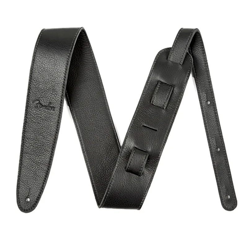 Original Fender Artisan Crafted 2.5Leather Guitar Strap - Black