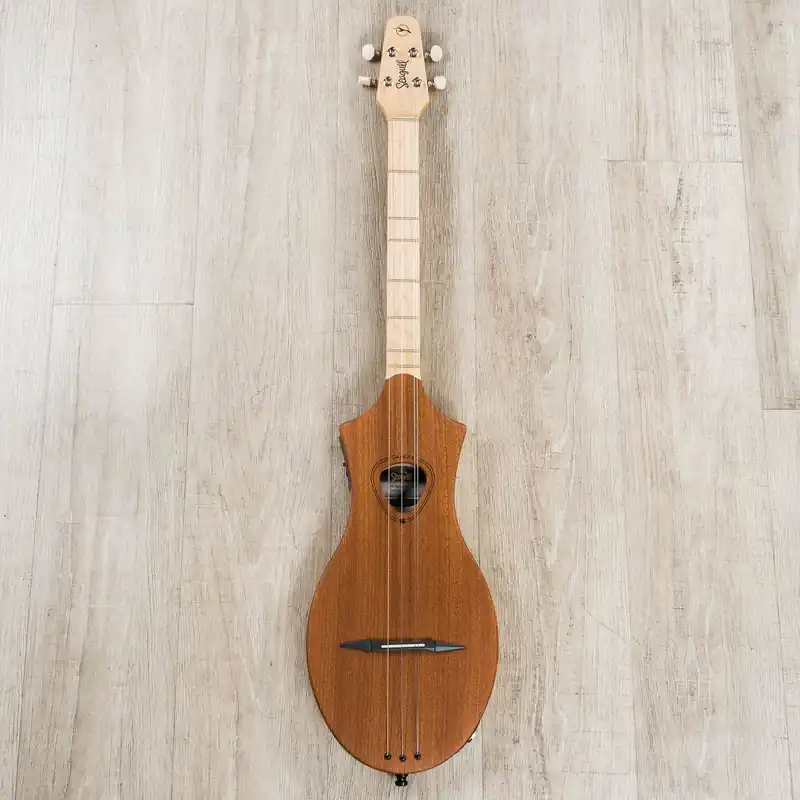 Fan Favorite Seagull M4 Mahogany EQ 4-String Diatonic Acoustic Dulcimer Guitar with Built-In EQ