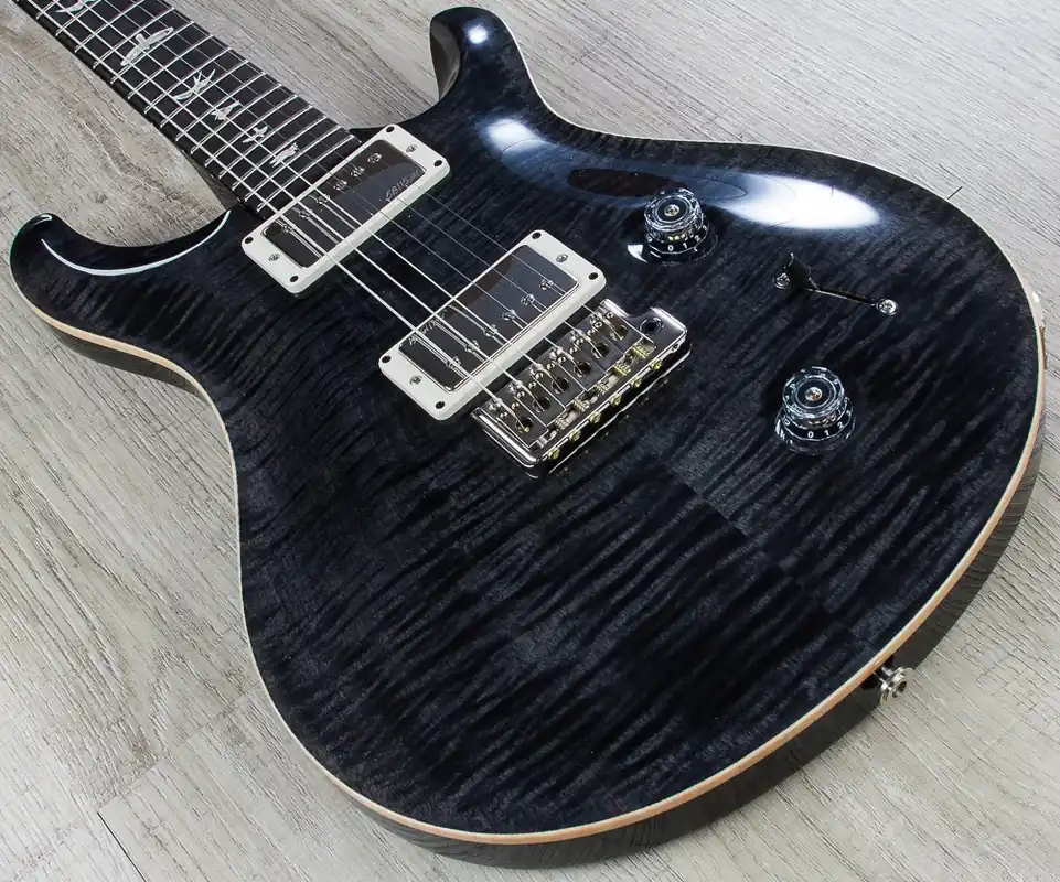 Certified PRS Paul Reed Smith Custom 22 Electric Guitar, Pattern Thin, Rosewood Fingerboard - Grey Black