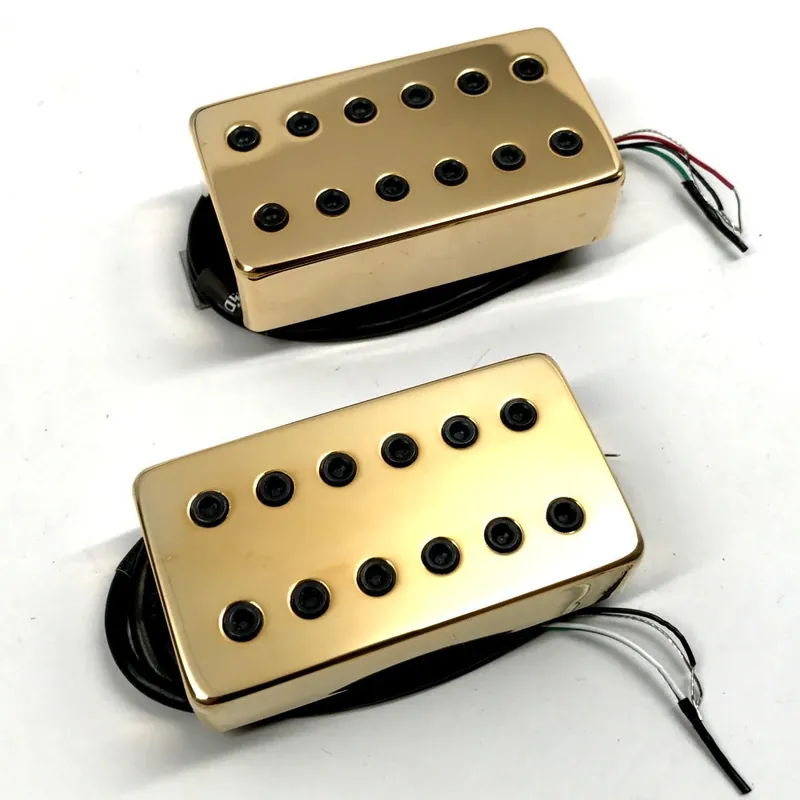 Deal Bare Knuckle Juggernaut 6-String Calibrated Humbucker Set, 53mm, Gold Covers