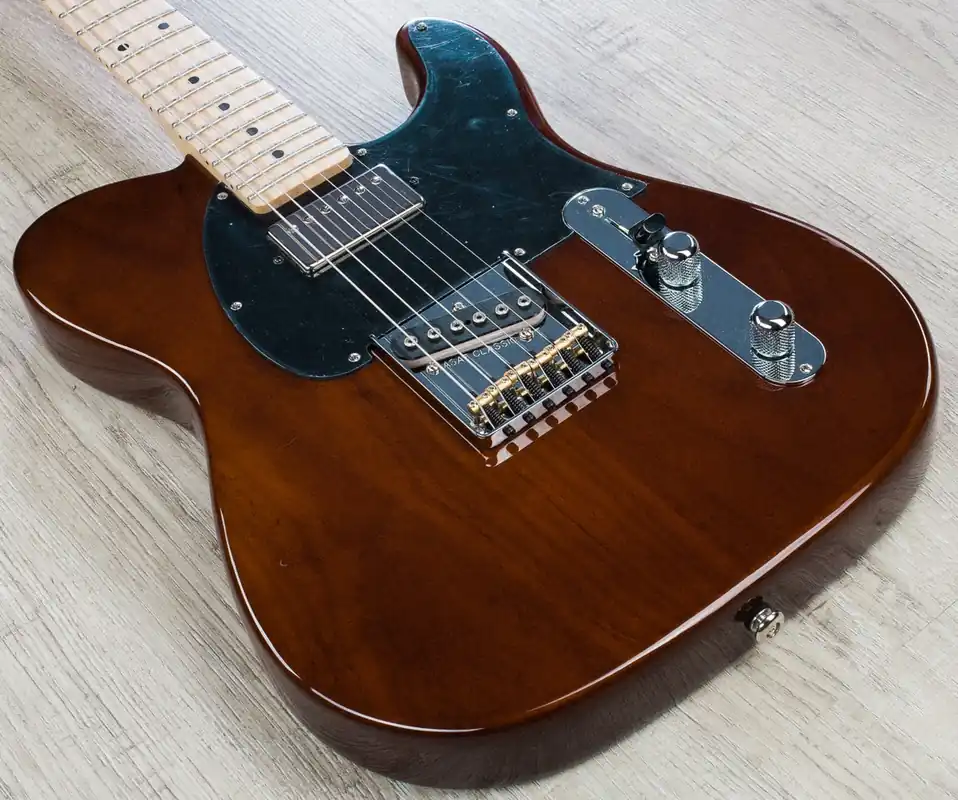 G&L USA ASAT Classic Bluesboy Electric Guitar, Maple Fretboard, Hard Case - Whiskey Finish Limited Edition