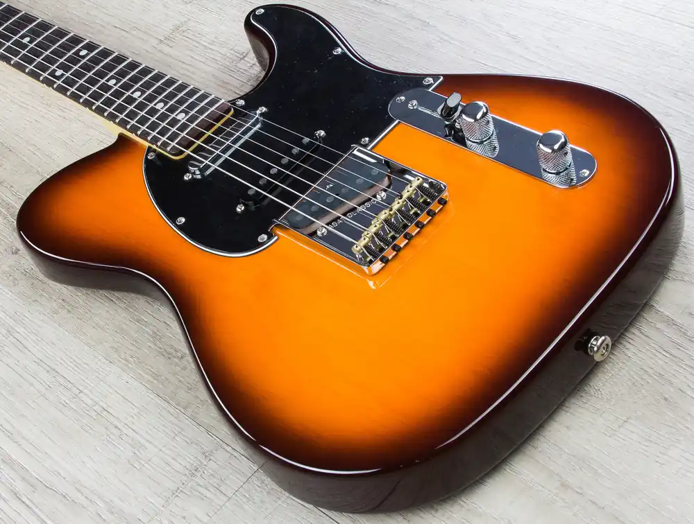 G&L USA ASAT Classic S Alnico Electric Guitar, Pine Body, Rosewood Fingerboard, Hard Case - Autumn Burst Secure Checkout