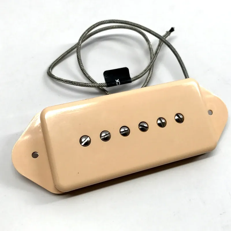 Fan Favorite Bare Knuckle Nantucket 90 P90 Pickup, Neck Position, Dogear Cover, Cream