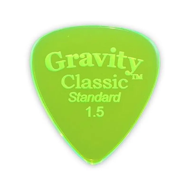 New Release Gravity Guitar Picks GCLS15P Polished Classic, Standard, 1.5 mm