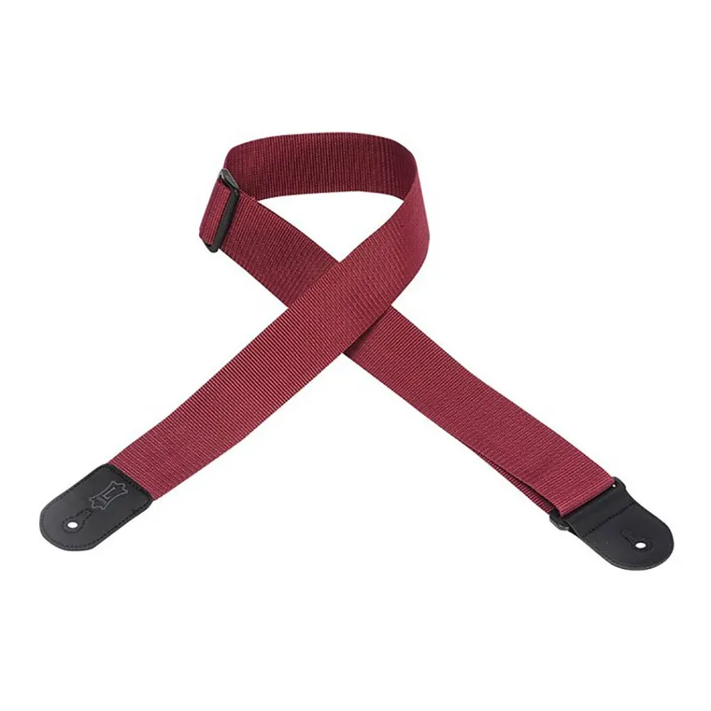 Levy's M8POLY 2Polypropylene Guitar Strap - Burgundy While Supplies Last
