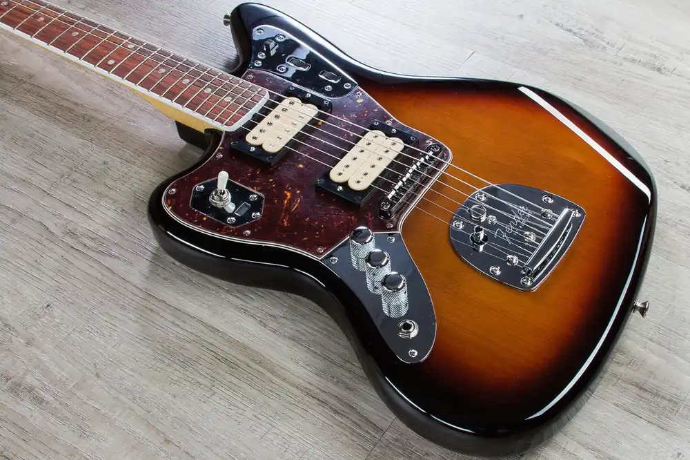 Fender Kurt Cobain Jaguar NOS Left-Handed Electric Guitar with Hard Case - 3-Tone Sunburst Price Drop