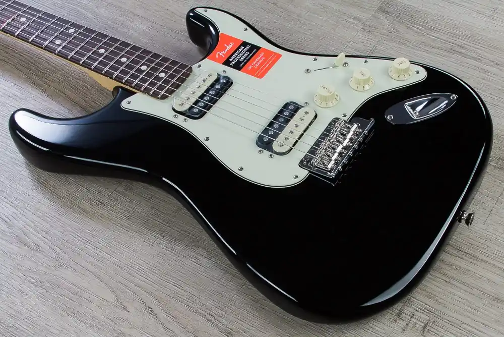 Don’t Miss Out Fender American Pro Stratocaster HH Shawbucker Electric Guitar, Rosewood Fingerboard, Hard Case - Black