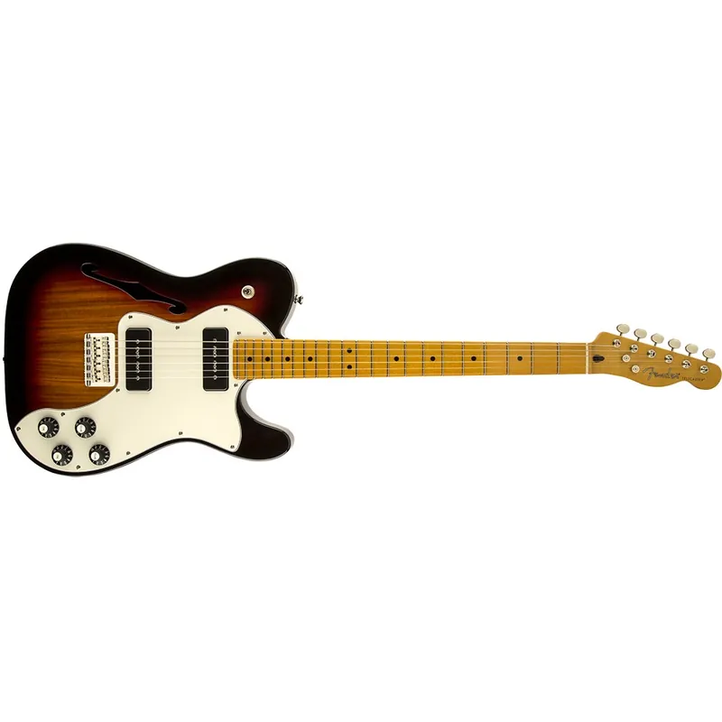 Fender Modern Player Telecaster Thinline Deluxe Electric Guitar - 3-Color Sunburst Deal