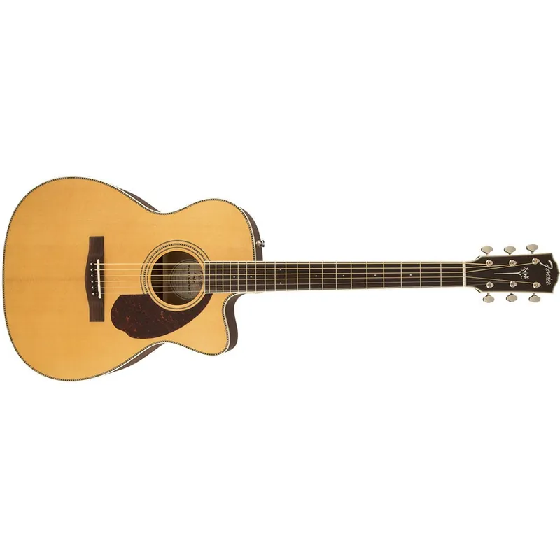 Fender Paramount PM-3 Standard Triple-0 Acoustic-Electric Guitar with Hard Case - Natural Low Price