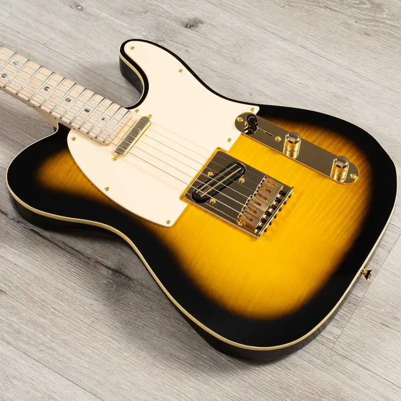 Fender Richie Kotzen Telecaster Electric Guitar, Maple Fingerboard - 2-Tone Sunburst Buy Direct