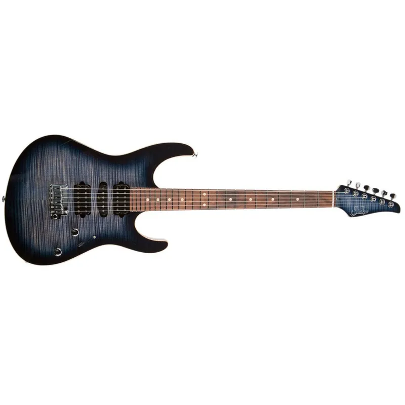 Don’t Miss Out Suhr Modern Pro HSH Electric Guitar, Pau Ferro Fingerboard, Gotoh 510 Bridge - Faded Trans Whale Blue Burst