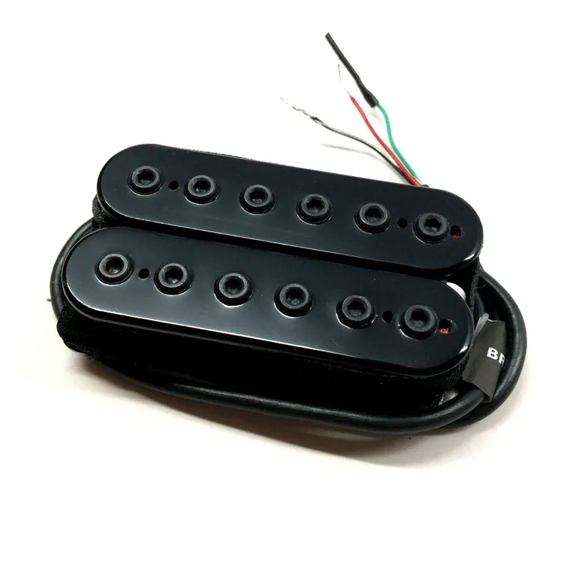 Crafted Bare Knuckle Aftermath 6-String Open Humbucker, Bridge Position, Short Leg, Black Coil, Black Bolts